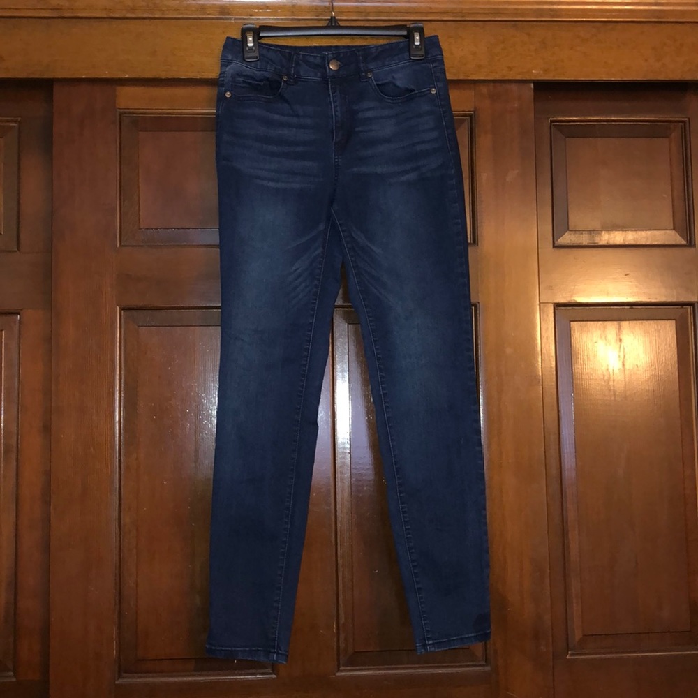 Dark blue jeans